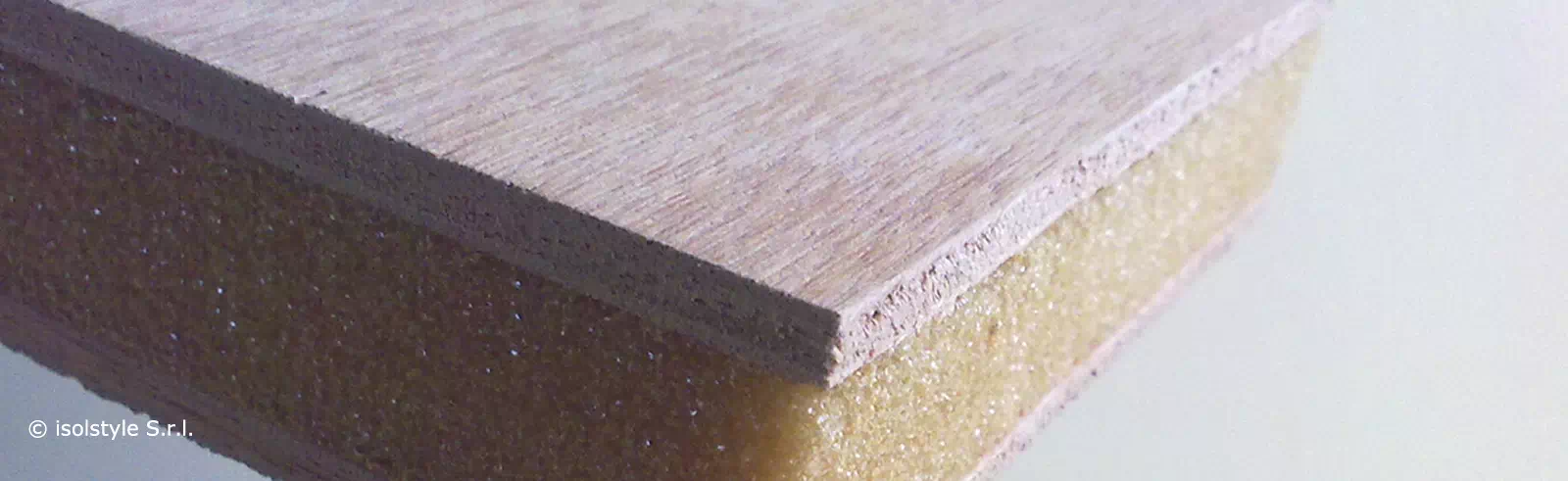 Pannello in PVC rivestito in compensato di okoume